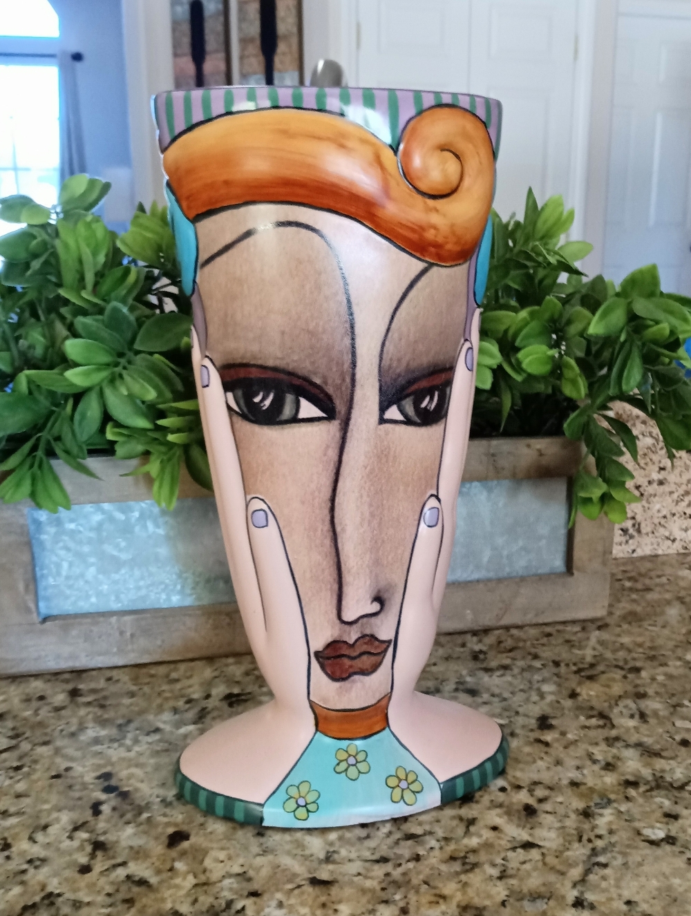 Kimberly Wilcox For Silvestri "Tickle Your Soul" Vase Bohemian Beauty 😍